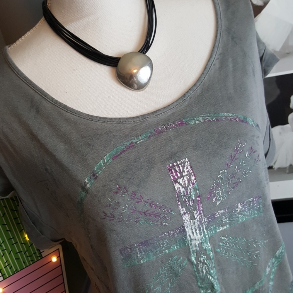 Vintage acid wash tee